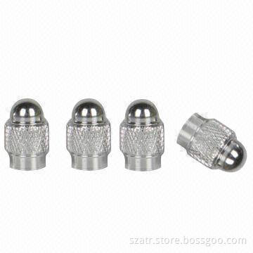 Tire Valve Caps, Made of Steel, Aluminum, Brass or Plastic Materials